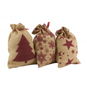 Photo SNO1060 : Jute Christmas bag