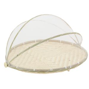 Photo TCL1343 : Round bamboo food cover
