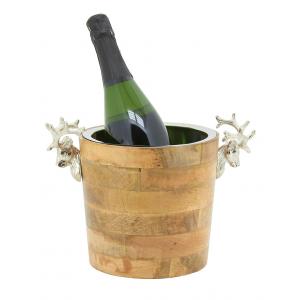 Photo TDI2630 : Wooden and aluminium champagne bucket