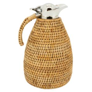 Photo TDI3650 : Flask in steel and rattan