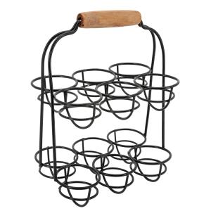 Photo TDI3680 : Black metal egg holder