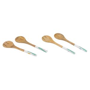Photo TDI376S : Set of 2 salad cutlery in mango