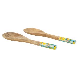 Photo TDI378S : Set of 2 salad cutlery in mango 