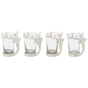 Photo TDI400SV : Tasses en verre et aluminium