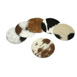 Photo TDV106S : Cowskin coasters 