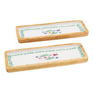 Photo TPL3870 : Rectangular trays in mango