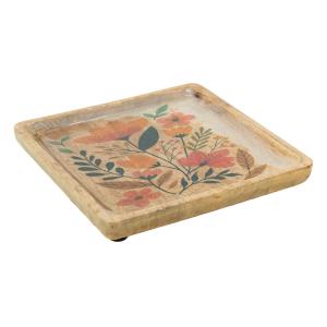Photo TPL3980 : Mango wood and resin tray