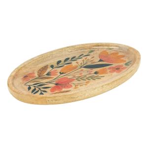 Photo TPL3990 : Mango wood and resin tray