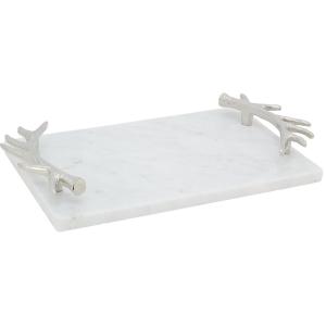 Photo TPL4210 : Plateau en marbre et aluminium