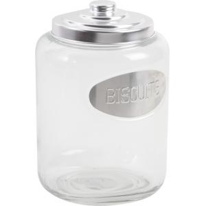 Photo TPO1092V : Glass biscuit jar