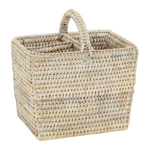 Photo TRC1270 : Rattan cutlery tray