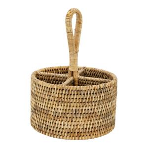 Photo TRC1280 : Rattan cutlery tray