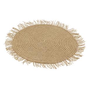 Photo TST207S : Set of 6 raffia placemats 