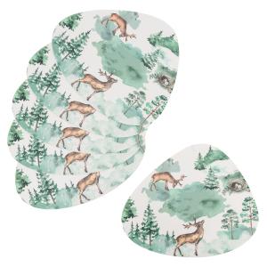 Photo TST217S : Set of 6 vinyl placemats