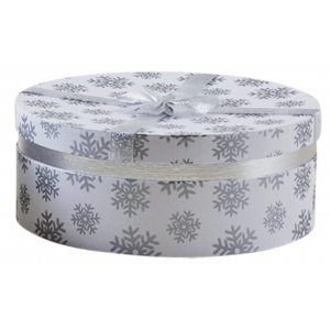 Photo VBT3071 : Round white cardboard box