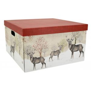 Photo VBT3150 : Grande boîte pliante en carton Cerf