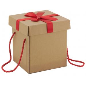 Photo VBT3321 : Cardboard folding box with ribbon