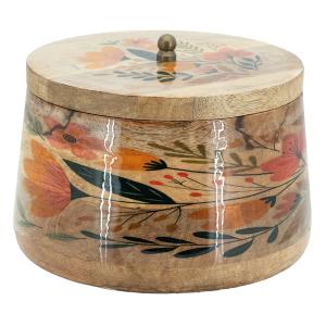 Photo VBT3630 : Boite en manguier et résine