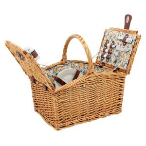 Photo VPI1450C : Insulated picnic basket made from wicker