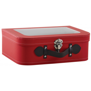 Photo VVA1960 : Valise en carton rouge