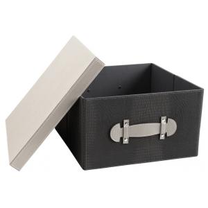 Photo VVA2000 : Boîte pliable rectangulaire en polyuréthane texturé
