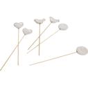 Photo DPI172SV : Lot de 24 piques décoratifs
