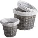 Photo JCP338SP : Cache-pot en osier
