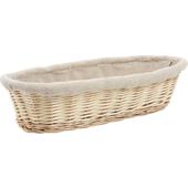 Photo CBA1350J : White willow bread basket