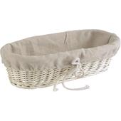 Photo CBA2051J : White willow bread basket