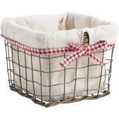 Photo CCO7510C : Metal and willow basket