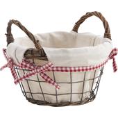 Photo CCO7520C : Metal and willow basket