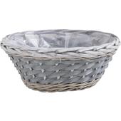 Photo CCO7781P : Stained half willow and wood basket