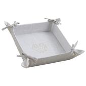 Photo CCO8630 : Linen and cotton square basket