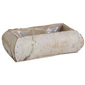 Photo CCO8640P : Rectangular birch wood basket