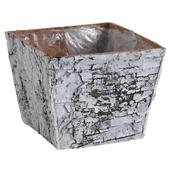 Photo CCO8660P : Square birch wood basket