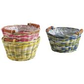 Photo CCO8880P : Stained rattan basket