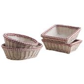 Photo CCO9160J : Stained half willow basket
