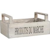 Photo CDA4360P : Corbeille en bois Produits du marché