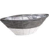 Photo CFL1580P : Wooden boat basket