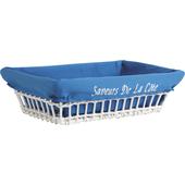 Photo CMA3380C : Rectangular lacquered willow basket