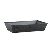 Photo CMA3712 : Grey crocodile cardboard basket