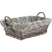 Photo CMA3890C : Rectangular half willow basket