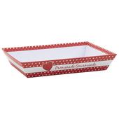 Photo CMA4331 : Rectangular cardboard basket Promenade Gourmande