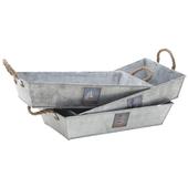 Photo CMA4390 : Galvanized metal basket