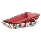 Photo CMA4631 : Rectangular Christmas basket in cardboard