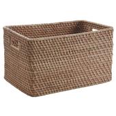 Photo CRA4640 : Corbeille de rangement en rotin naturel