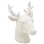 Photo DAN2550 : White resin deer head