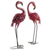 Photo DAN2600 : Matt lacquered metal pink flamingo