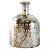 Photo DBR1060V : Vase flacon en verre antique