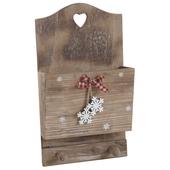 Photo DMA1260 : Wooden letter holder with winter design